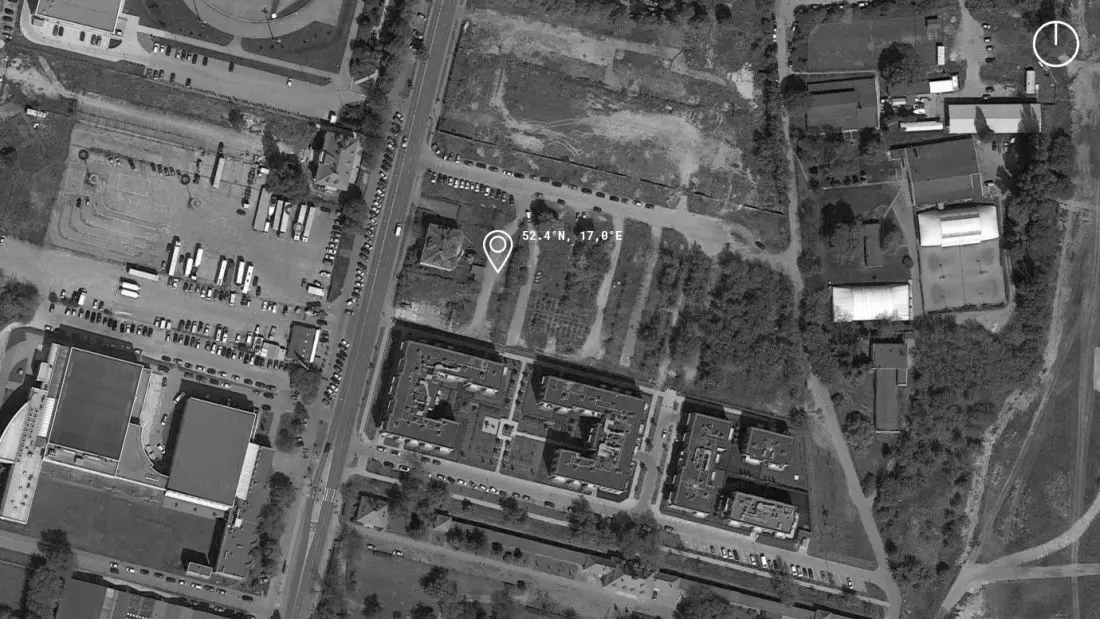 Dom na Dębińskiej,
mapa