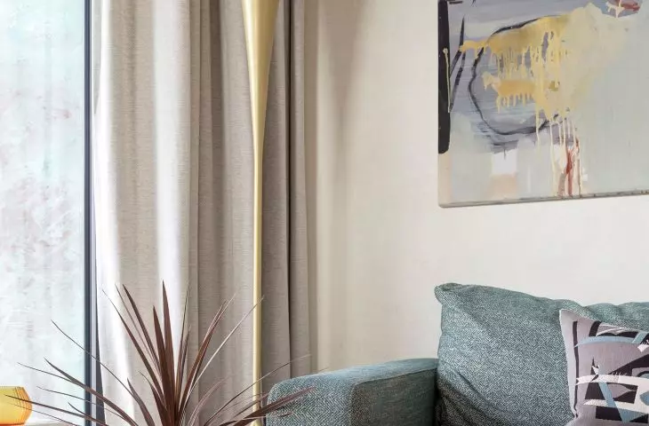 Apartament na warszawskim Powiślu, salon