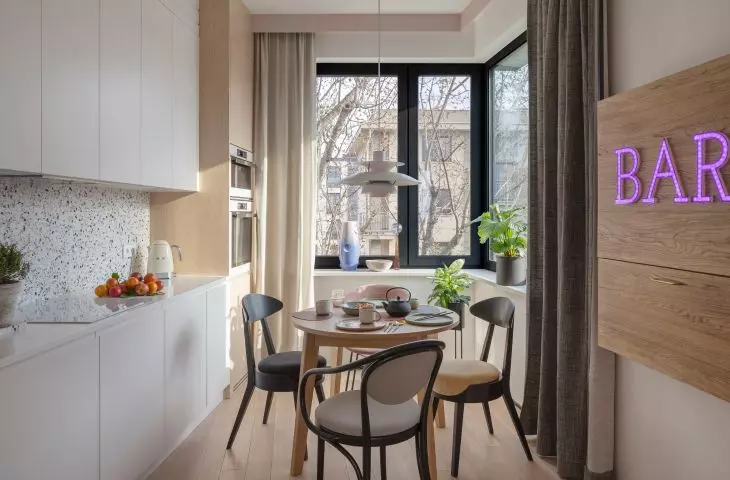 Apartament na warszawskim Powiślu, kuchnia