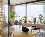 Apartament na warszawskim Powiślu, salon