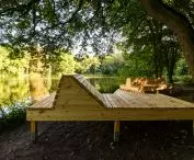 Dendrotherapy furniture, design by Irina Matei's team