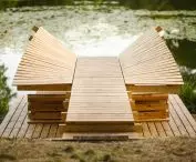 birdwatching point, a project by the team of Katrina Dambe and Florian Betat