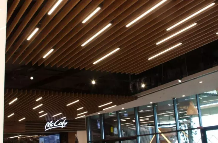 Baffles ceiling systems
