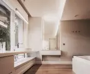 Villa in Old Bielany, modern bathroom