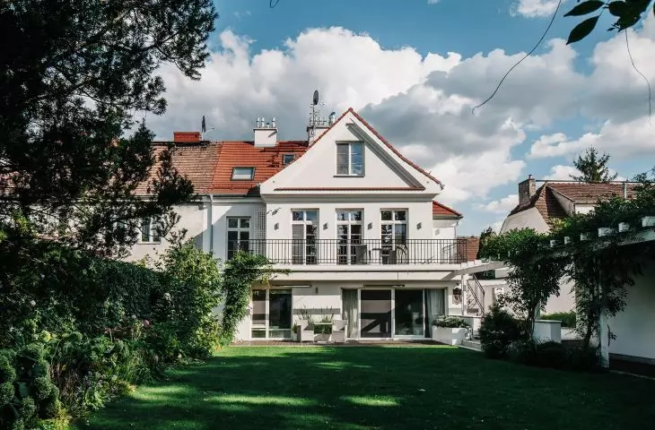 The elevations of the villa had to be faithfully reproduced