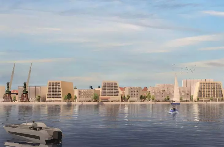 Waterfront of Szczecin