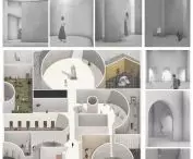 Atheneum w architektury w Kopenhadze, zestawienia wnętrz