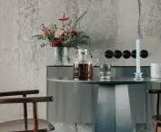 The apartment is characterized by interesting details