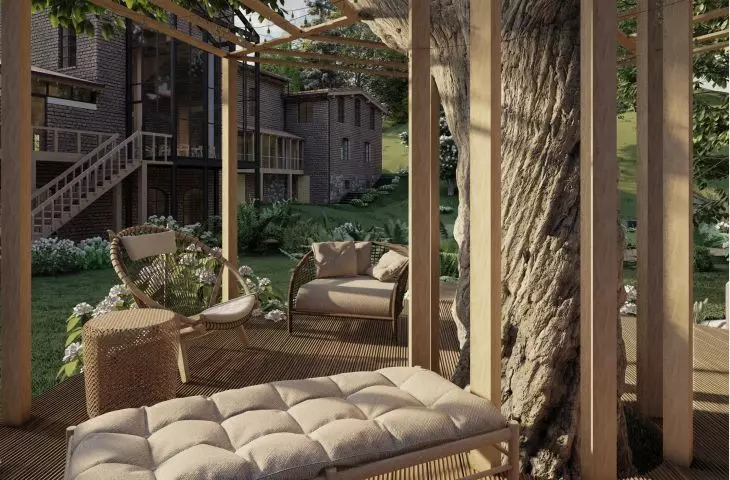Patio i otoczenie budynku