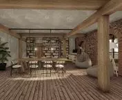 Adaptation of the mill in the village of Kula-Mill, library