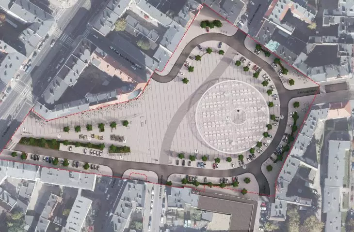 Lazarski Square in Poznan