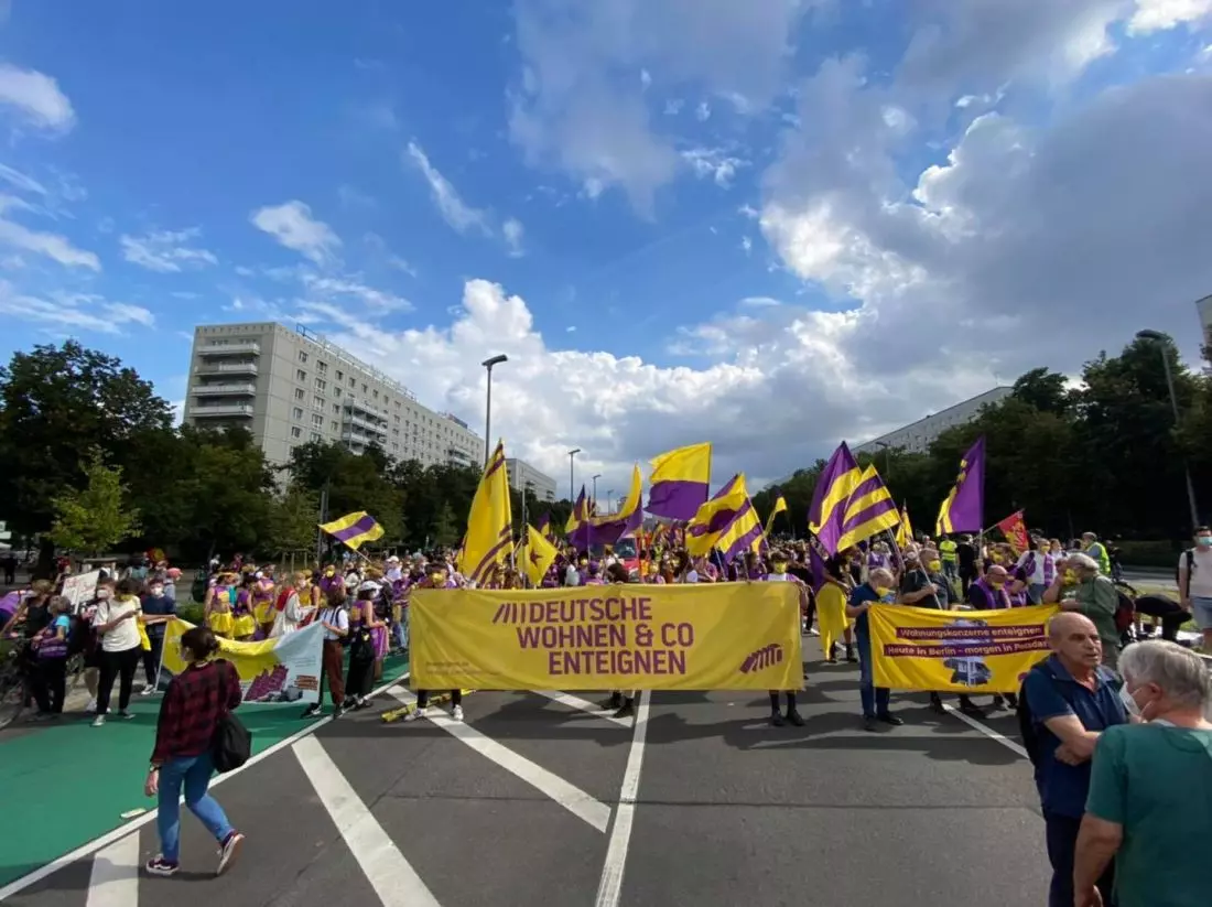 Protest w Berlinie