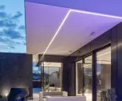 Home RE: PERFECT HOUSE, led lights accentuate shape