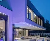 Home RE: PERFECT HOUSE at night.