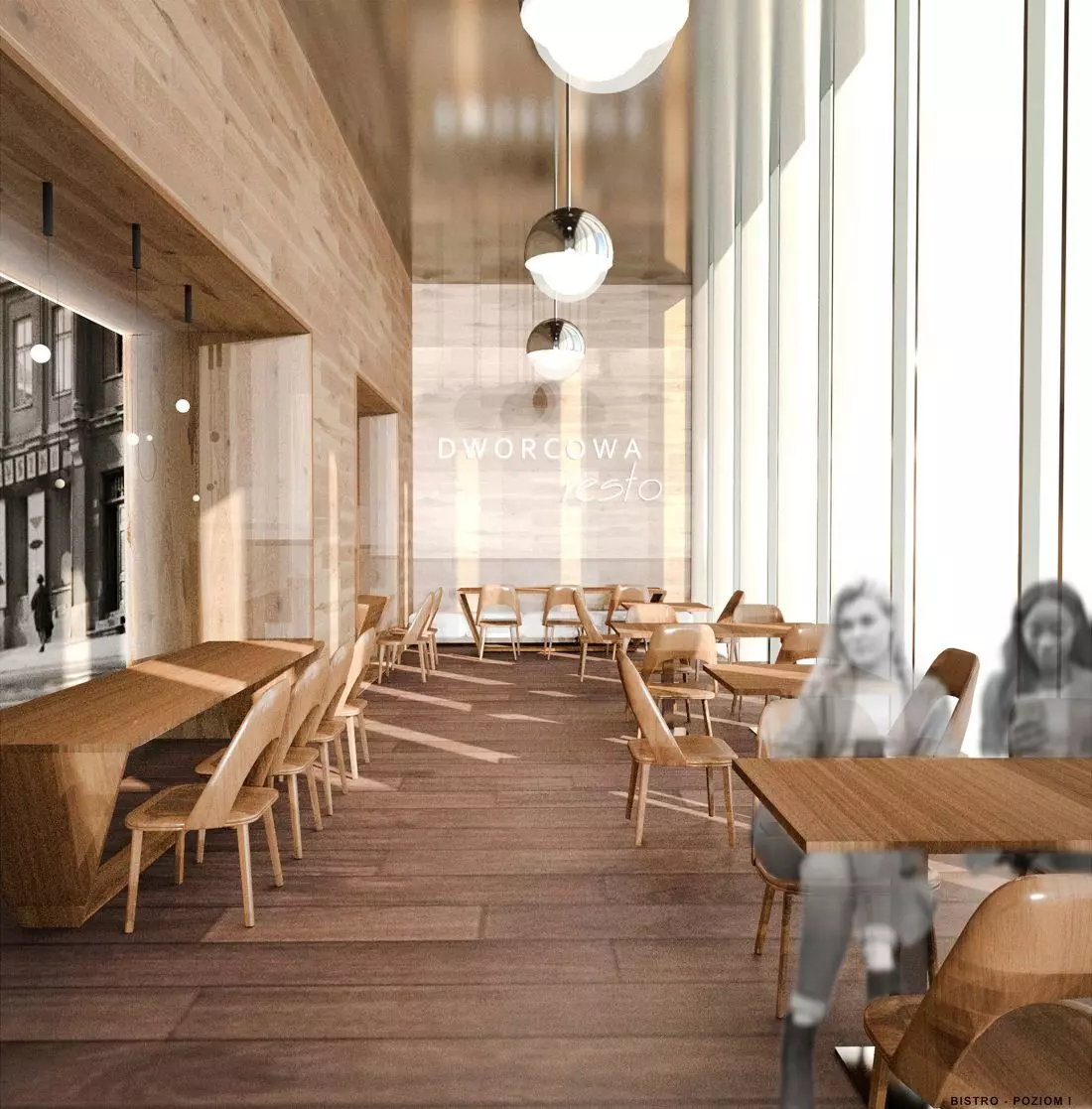 Dworzec PKP
w Kielcach, wnętrze bistro