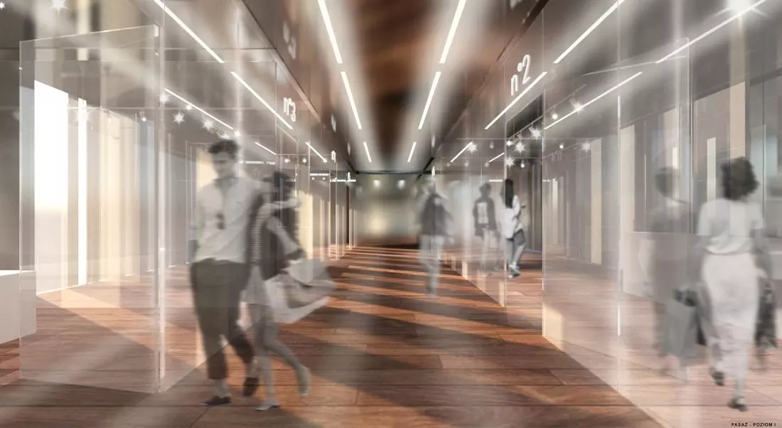 Dworzec PKP
w Kielcach, przestrzeń galerii