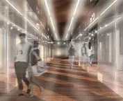 Kielce railway station, gallery space