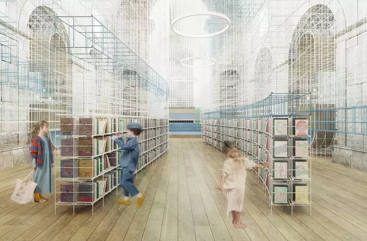 Sacrum- część poświęcona na bibliotekę