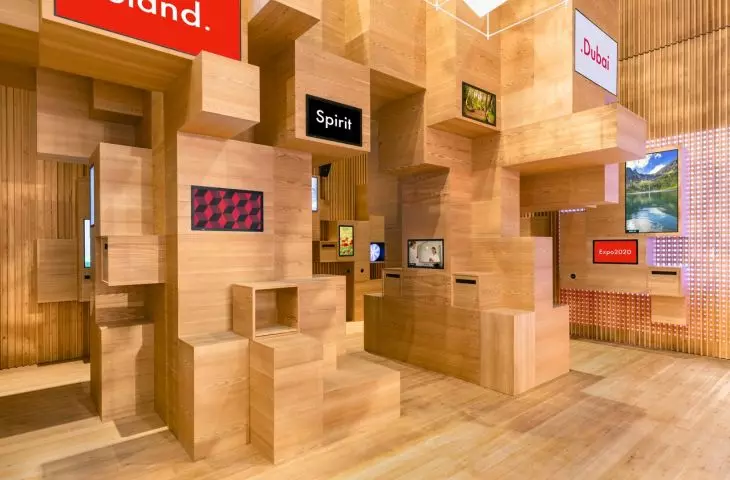 Wnętrze Pawilonu Polski na EXPO 2020 w Dubaju