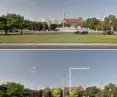 Current and planned state - view from the side of the so-called castle route