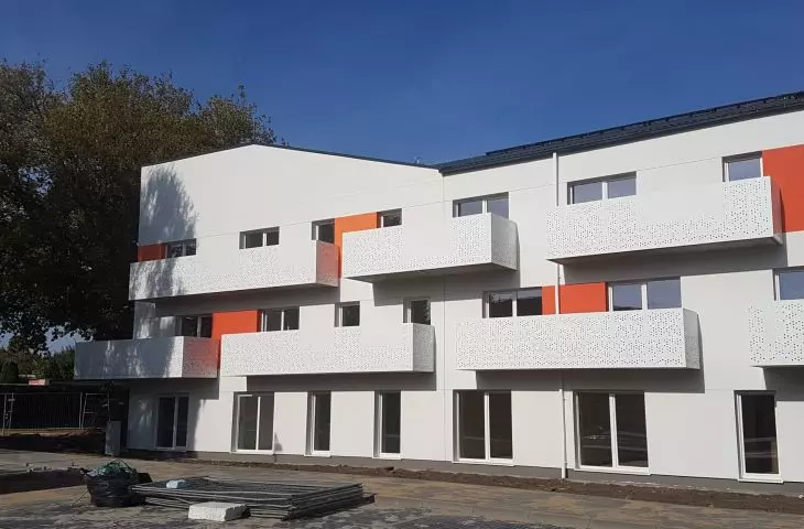 Municipal housing estate on Opolska Street in Poznań