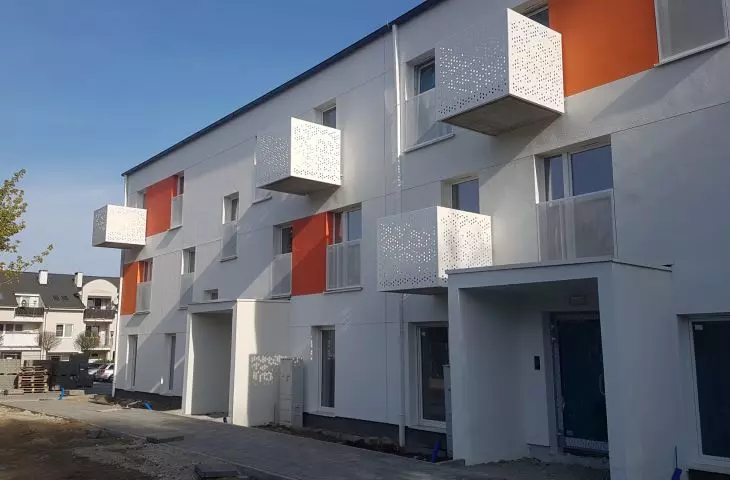 Municipal housing estate on Opolska Street in Poznań