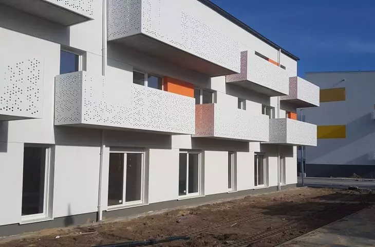 Municipal housing estate on Opolska Street in Poznań