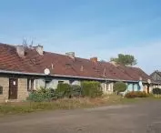 Residential barracks from the occupation era on the east side of Opolska Street