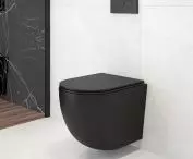 złoto i czerń w łazience