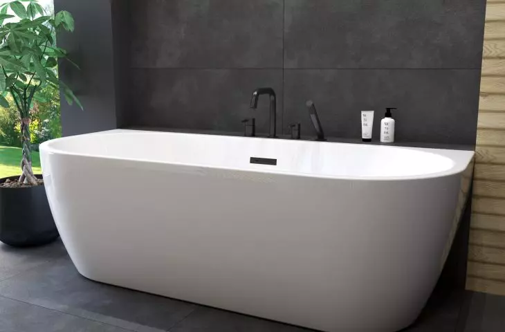 złoto i czerń w łazience