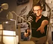 Rafał Barnaś w trakcie pracy nad animacją