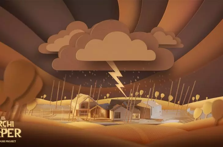 Kadr z animacji ArchiPaper