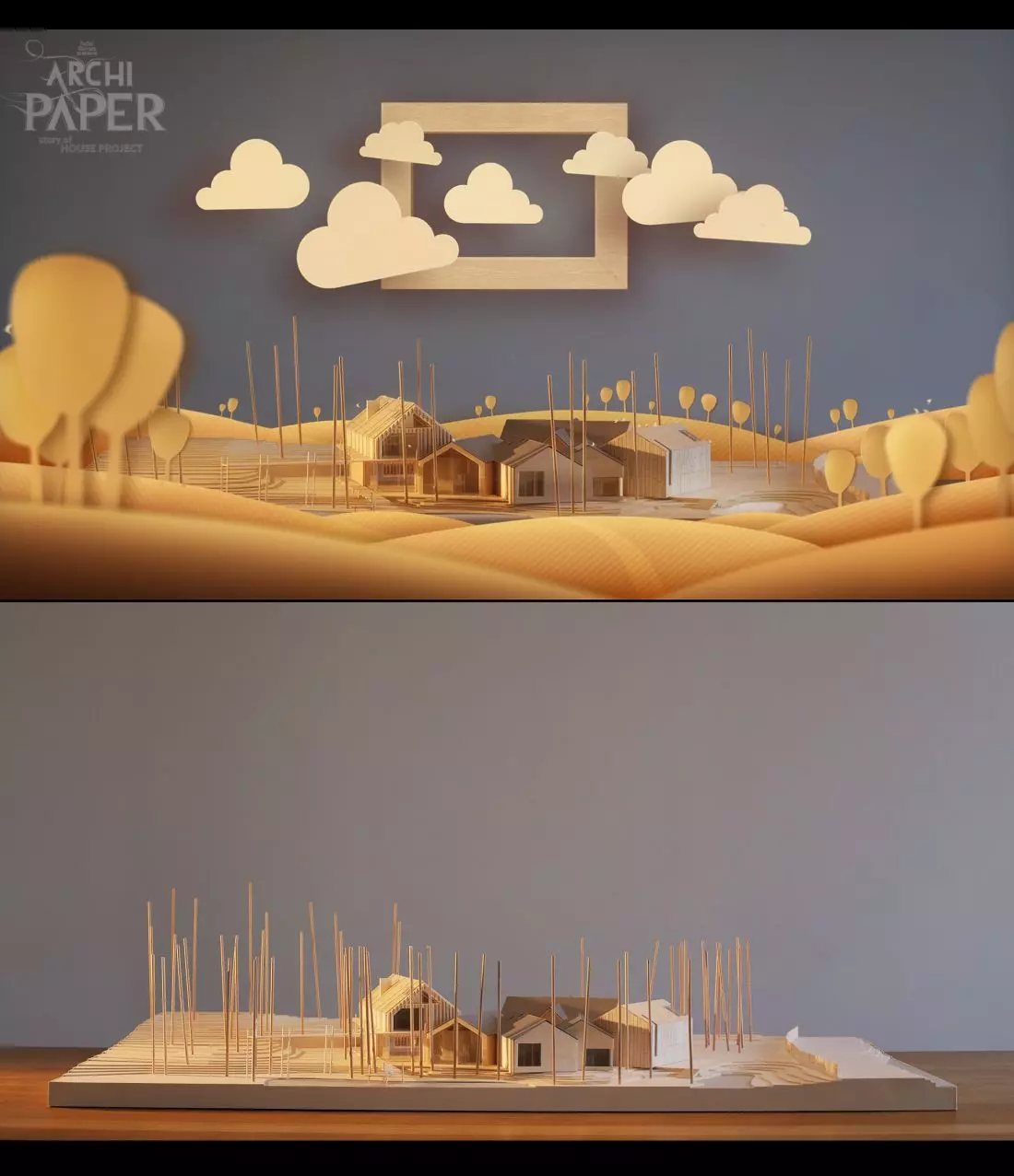 ArchiPaper przed i po produkcji