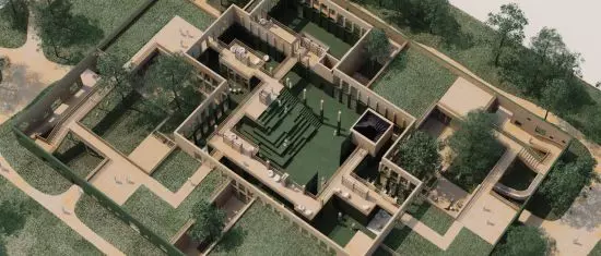widok bird`s-eye view