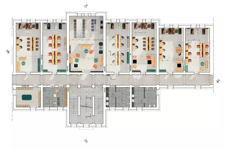 Plan of the designed space