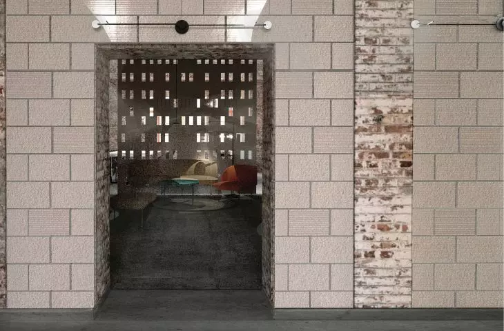 A fragment of the designed interior