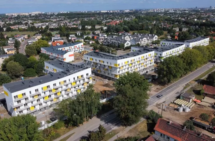 Municipal housing estate on Opolska Street in Poznań
