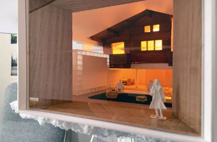 Denkraum - expansion of a wooden house