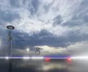 air traffic control towers, hangars, warehouses and smaller communication elements are also planned for the island