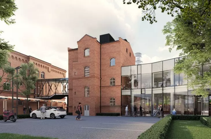 Extension of the School of Banking at Ratajczaka Street in Poznań, designed by Front Architects.