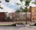 Rozbudowa Wyższej Szkoły Bankowej przy ul. Ratajczaka w Poznaniu, proj.: Front Architects