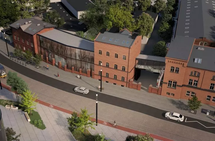 Extension of the School of Banking at Ratajczaka Street in Poznań, designed by Front Architects.