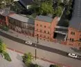 Rozbudowa Wyższej Szkoły Bankowej przy ul. Ratajczaka w Poznaniu, proj.: Front Architects