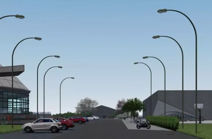 Projekt lodowiska w Opolu w sąsiedztwie Stegu Areny