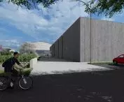 Projekt lodowiska w Opolu, prosta bryła obiektu