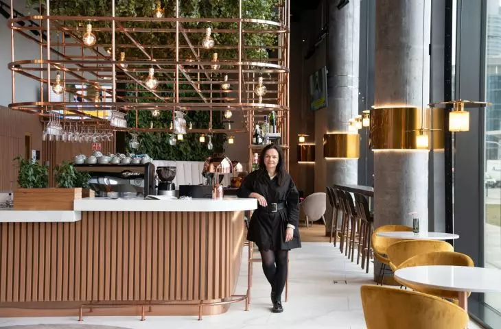 Magdalena Federowicz-Boule at the Crowne Plaza Warsaw hotel - The HUB