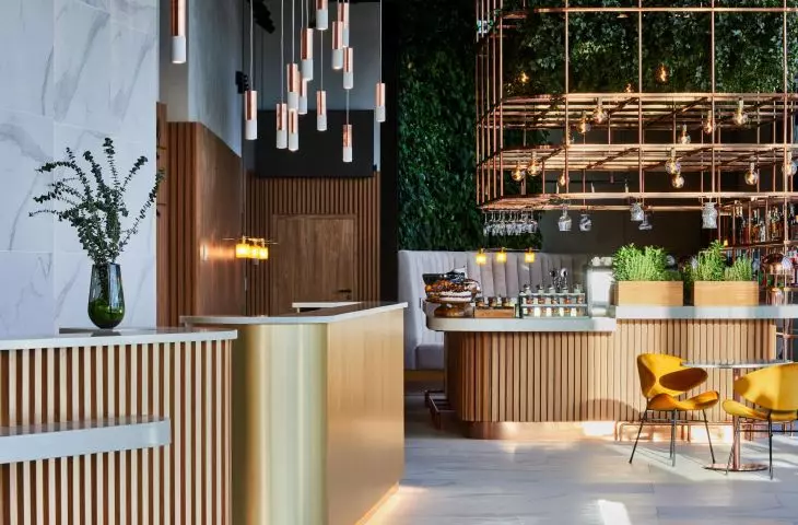 One of the bars of Crowne Plaza Warsaw - The HUB