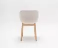 Baltic Soft chair with wooden base