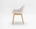 Krzesło Baltic Soft z podstawą drewnianą