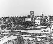 Warsaw, non-existent Supersam at Unii Lubelskiej Square 
